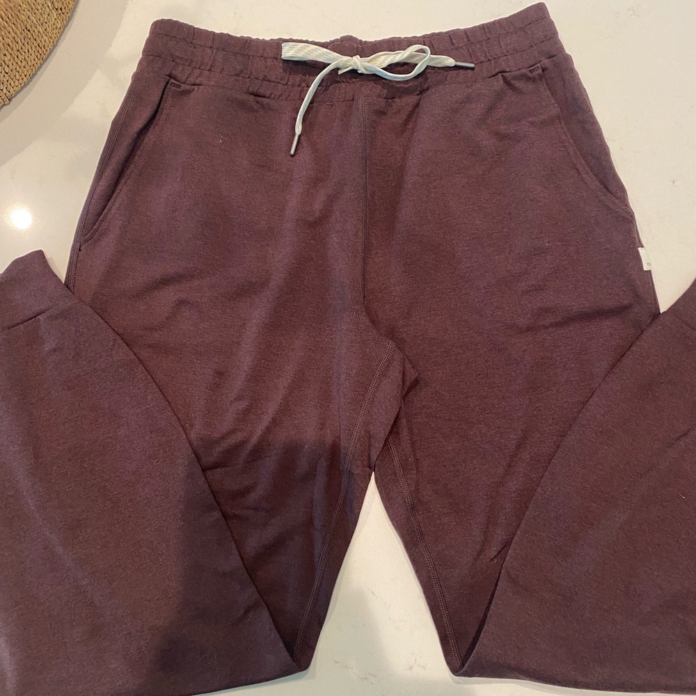 Vuori Burgundy Performance Joggers
